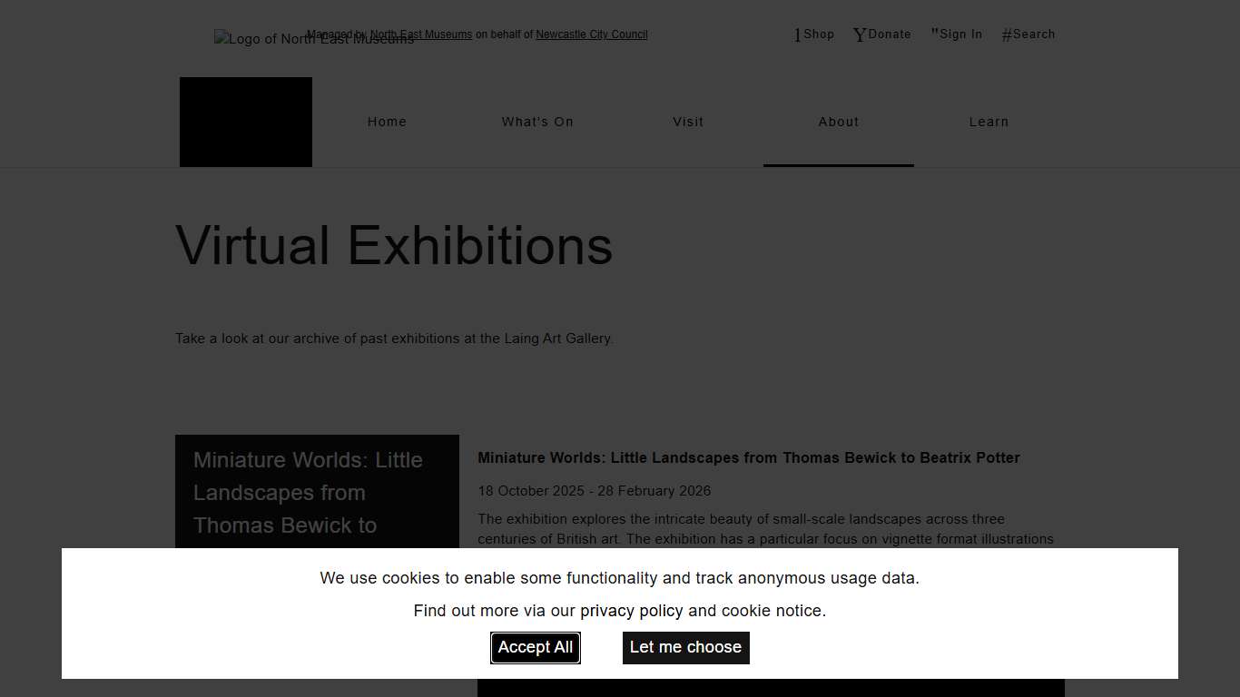 Virtual Exhibitions Laing Art Gallery